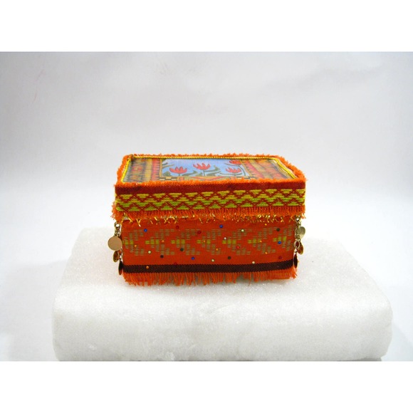 Keepsake Jewelry Trinket Box for Mementos Desk Items w/ Mini Journal + Potpourri - Picture 4 of 10
